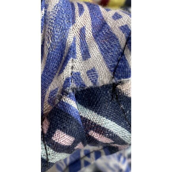 Suno Size Small Tribal Print Artsy Romper Halter Linen Resort Travel Boho FLAWED - Picture 12 of 12